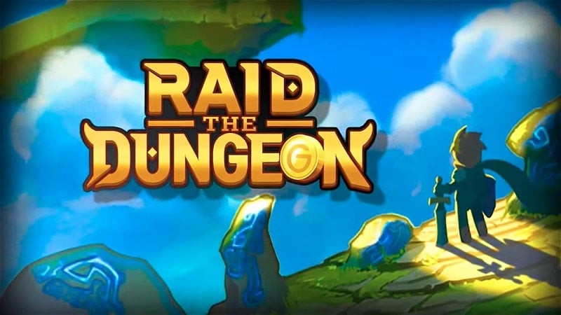 alt: Hình ảnh game Raid the Dungeon với giao diện chiến đấu hấp dẫn