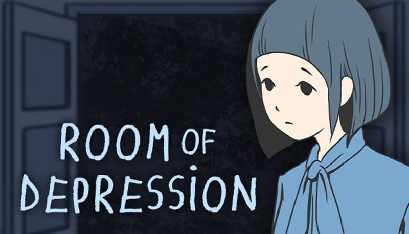 alt: Hình ảnh game Room of Depression với nhân vật nữ chính