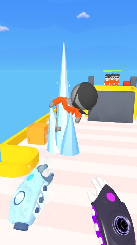 A Spells Juggler gameplay screenshot showing the main character using magic