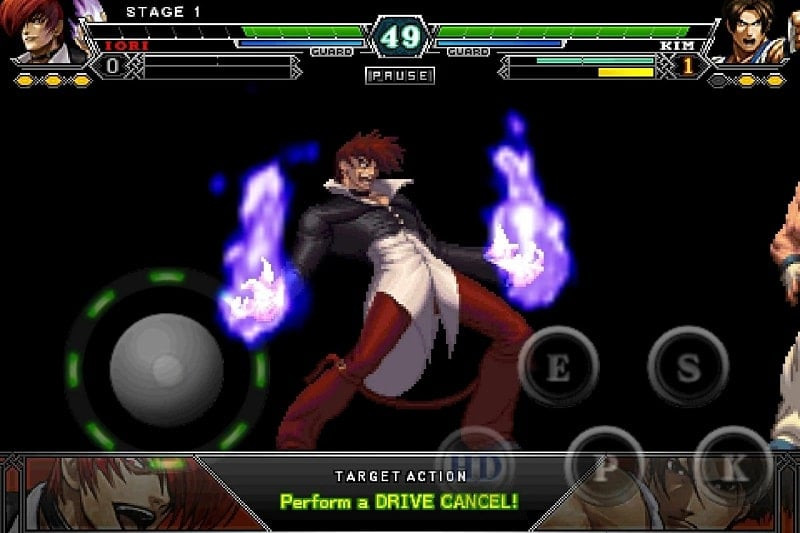 KOF-A 2012 screenshot showcasing various characters