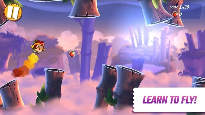 alt: Hình ảnh gameplay Angry Birds 2 với giao diện cửa hàng mũ