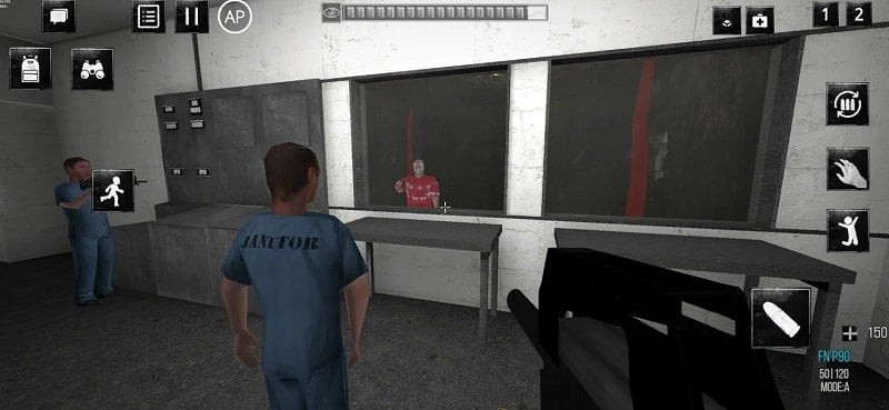 alt: Hình ảnh gameplay SCP Site 19 cho thấy giao diện điều khiển