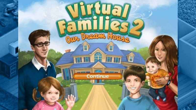 alt: Hình ảnh gameplay Virtual Families 2 trên điện thoại