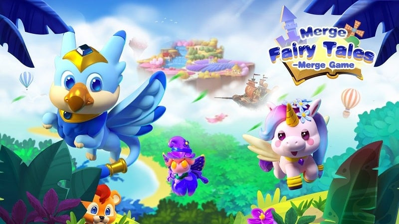 alt: Hình ảnh giao diện game Merge Fairy Tales