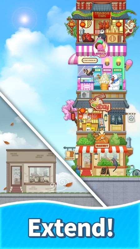 Alt: Hình ảnh giao diện game Merge Sweets trên thiết bị Android.