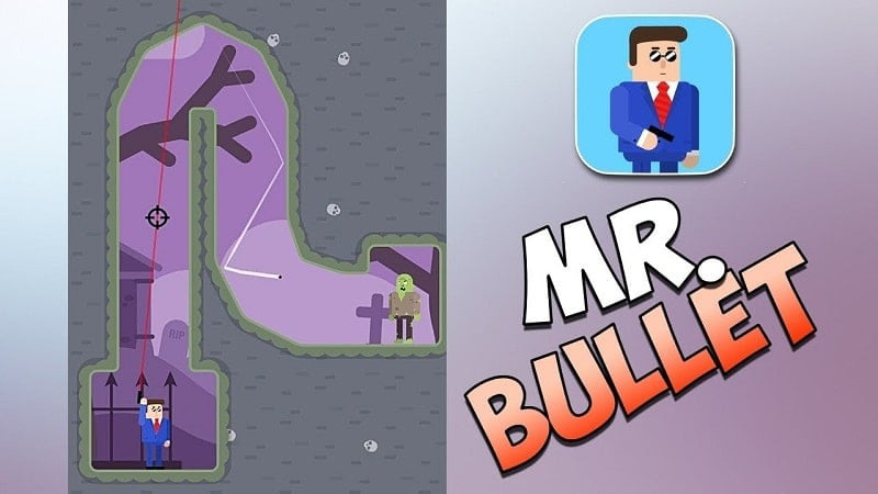 alt: Hình ảnh giao diện game Mr Bullet