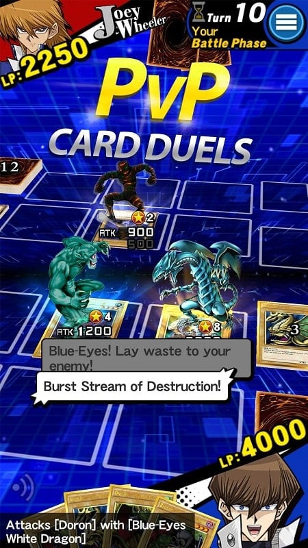 alt: Hình ảnh giao diện lựa chọn chế độ chơi trong Yu-Gi-Oh! Duel Links