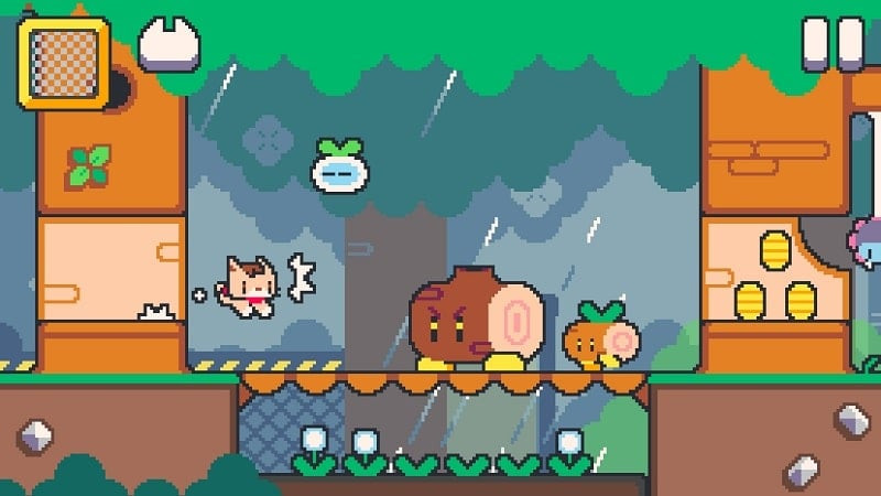 alt: Hình ảnh mèo Alex trong game Super Cat Tales phiên bản MOD