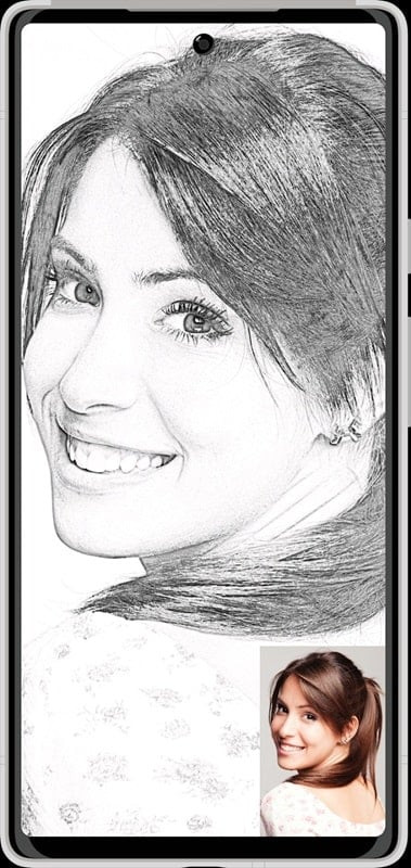 Various filters available in Pencil Photo Sketch MOD APK