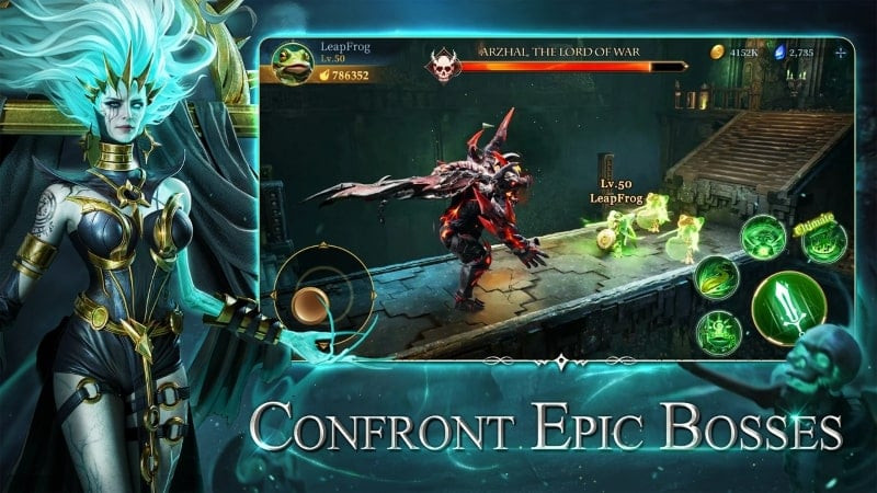 alt: Hình ảnh minh họa giao diện game Ever Legion apk mod