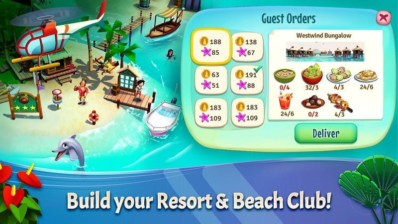 alt: Hình ảnh minh họa tính năng khám phá bí ẩn trong game FarmVille 2: Tropic Escape