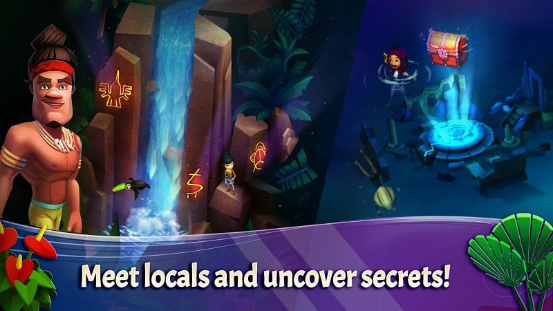 Interacting with animals in FarmVille 2: Tropic Escape