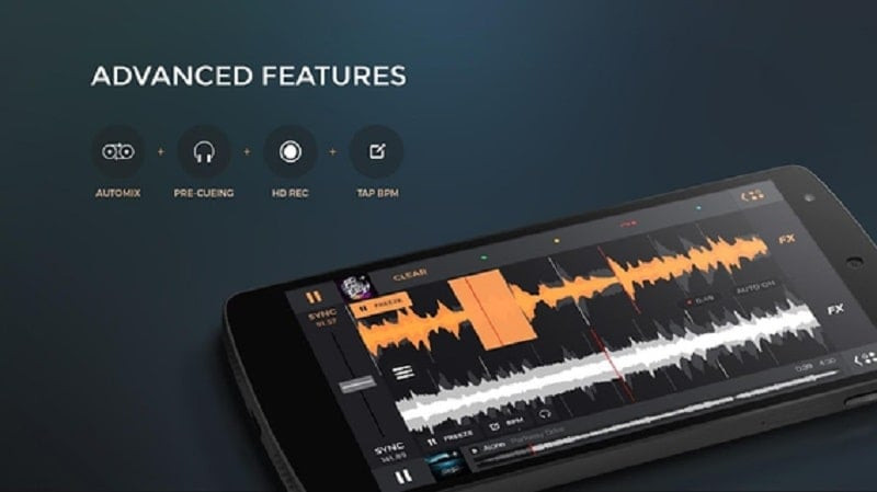 alt: Hình ảnh minh họa ứng dụng edjing PRO Music DJ mixer mod android