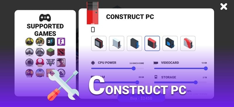 Upgrading the internet cafe in Internet Cafe Creator Idle