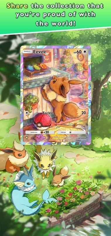 alt: Hình ảnh mở hộp quà trong Pokémon TCG Pocket