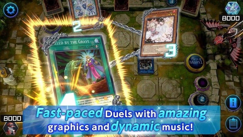 Yu-Gi-Oh! Master Duel spell card example.