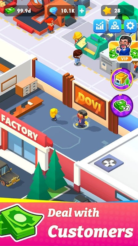 Potato processing plant in Potato Inc game