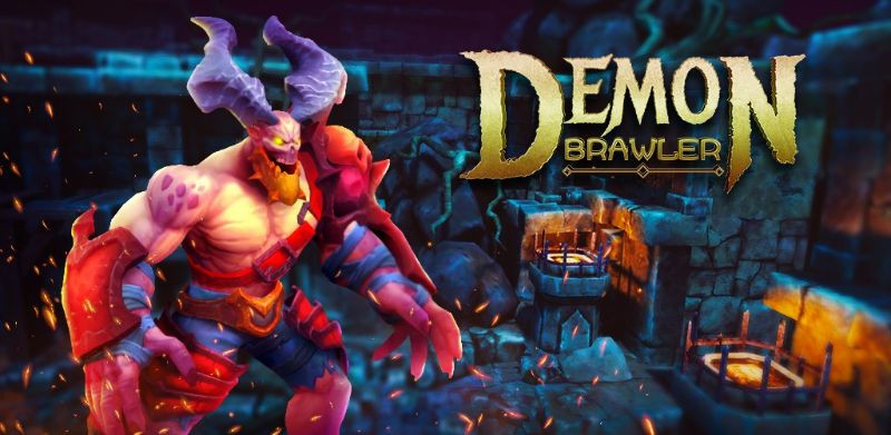 alt: Hình ảnh nhân vật chính trong game Demon Brawler với tạo hình ma quỷ mạnh mẽ