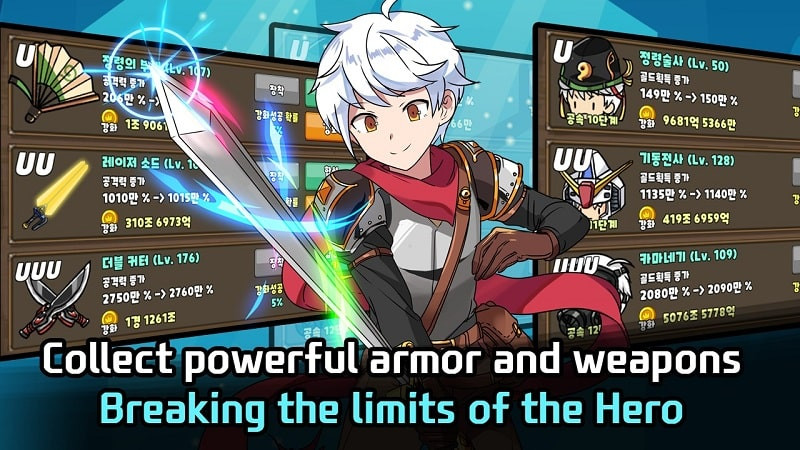 Character using skills in Party Hero