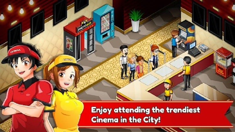 alt: Hình ảnh nhiệm vụ hàng ngày trong game Cinema Panic 2