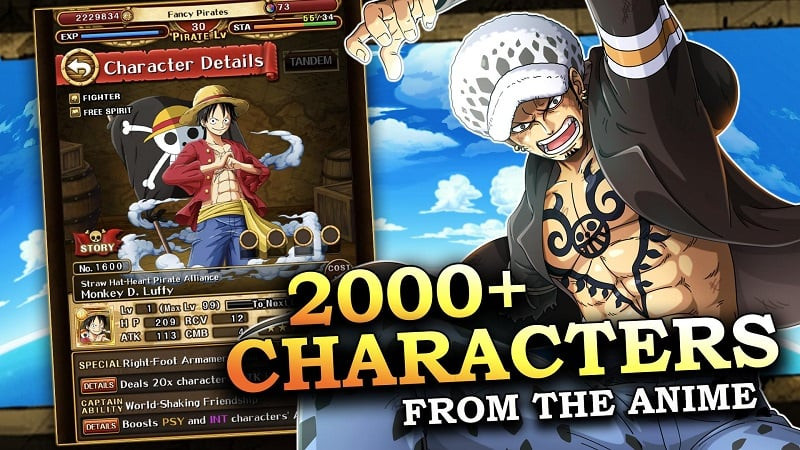 ONE PIECE TREASURE CRUISE mod apk screenshot