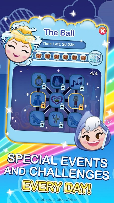 alt: Hình ảnh quảng cáo Disney Emoji Blitz MOD miễn phí