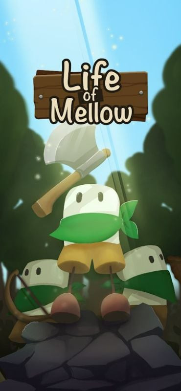 Life of Mellow MOD APK gameplay showing the building interface