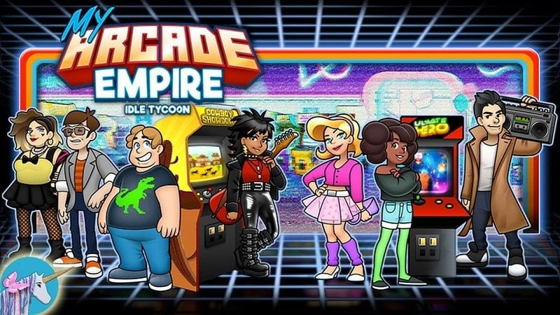 alt: Hình ảnh trò chơi My Arcade Empire trên điện thoại