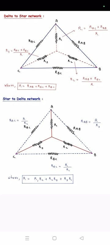 Electrical Engineering Notes app on a mobile phone