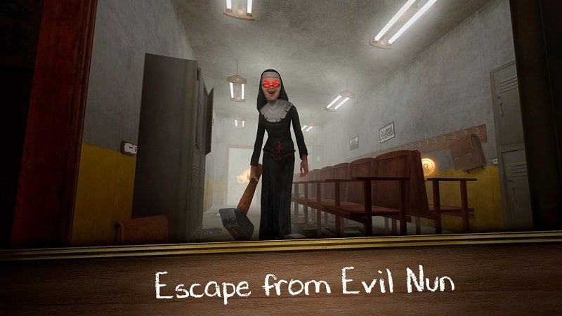 Items and coins in Evil Nun Maze