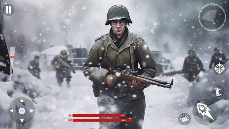 alt: Hình ảnh vũ khí trong game WW2 Survival Shooter apk