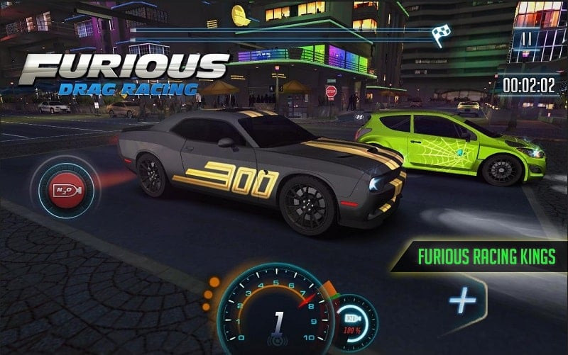 Car showcase in Furious 8 Drag Racing