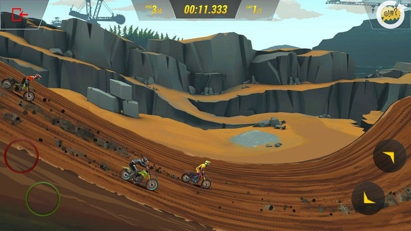 alt: Mad Skills Motocross 3 - Người chơi đang chọn trang phục cho nhân vật