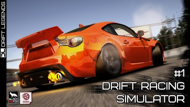 alt: Màn hình game Drift Legends: Real Car Racing hiển thị chế độ chơi MOD