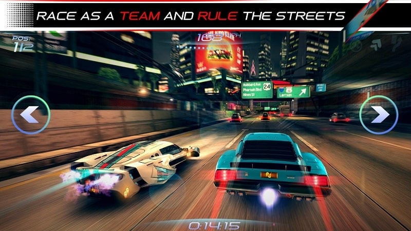 alt: Màn hình tùy chỉnh và nâng cấp xe trong Rival Gears Racing