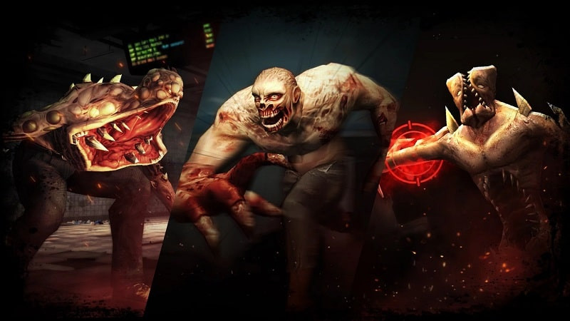 alt: Nhân vật chính đang giải cứu những người sống sót khác trong game Zombie Hunter D-Day2.