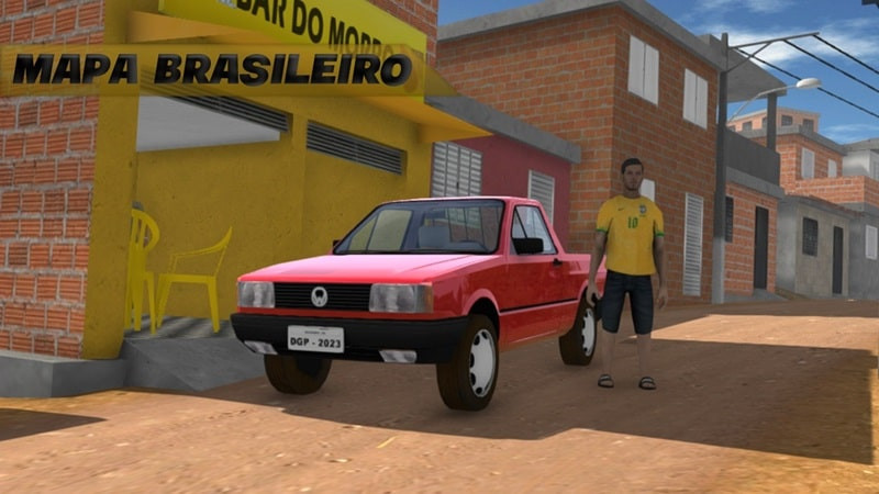 Character delivering goods in Auto Life I Brasil