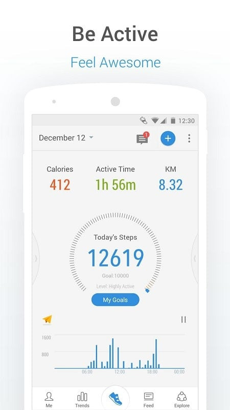 Pacer Pedometer MOD APK Activity Tracking