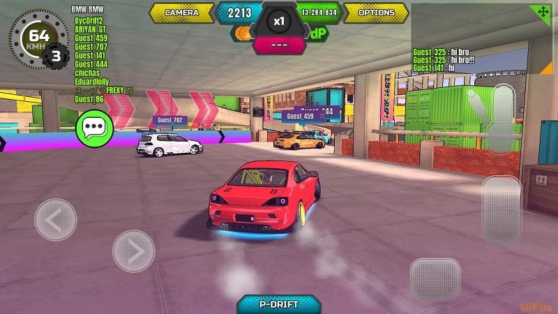 alt: Project Drift 2.0 MOD - Hình ảnh xe đua trong game