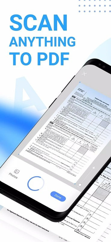 Scanning Documents with Mobile Scanner App - Scan PDF MOD