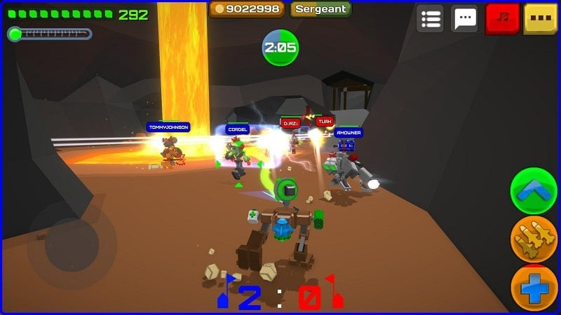 Alt: Robot trong game Armored Squad sẵn sàng chiến đấu