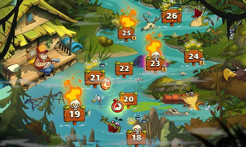 Swamp Attack 2 MOD APK Gameplay Interface