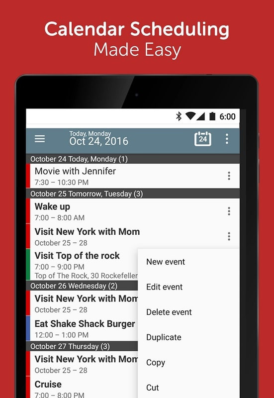 Creating a Calendar+ Schedule Planner widget on the home screen