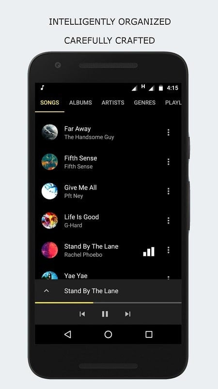 alt text: Augustro Music Player MOD APK phiên bản miễn phí