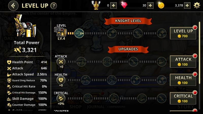 alt text: Counter Knights mod apk -  Phiên bản MOD APK của Counter Knights với nhiều tính năng hấp dẫn