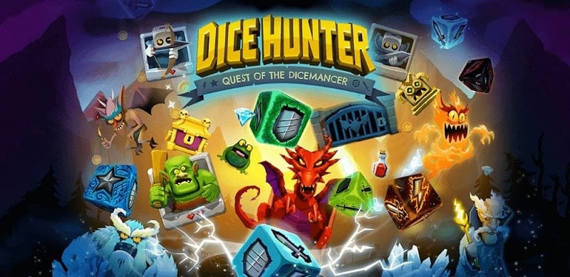 alt text: Dice Hunter mod vô hạn tinh thể