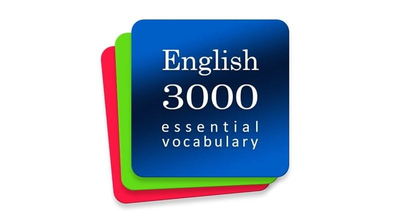 alt text: Giao diện chính của ứng dụng English Vocabulary Builder, hiển thị các tùy chọn học từ vựng theo chủ đề.