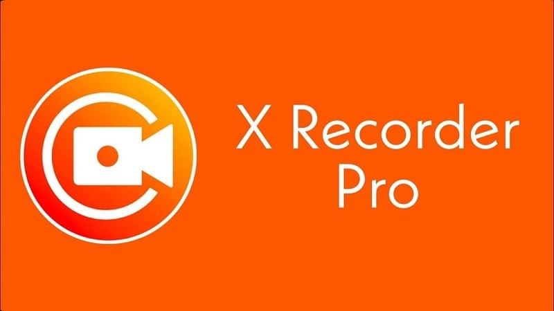 alt text: Giao diện chính của ứng dụng XRecorder với các tùy chọn ghi hình và chỉnh sửa video.