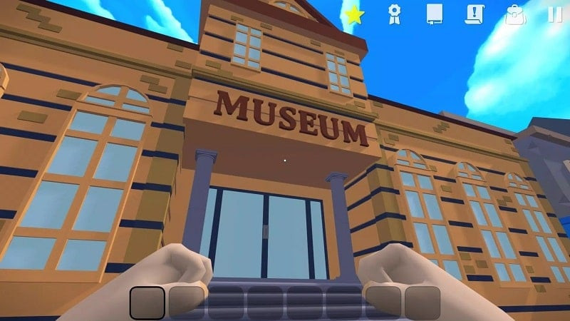 alt text: Giao diện game Monster Museum trên điện thoại Android