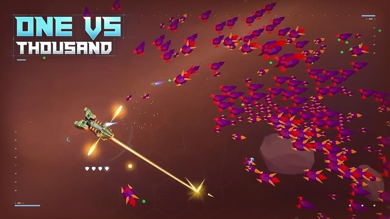 Spaceship upgrade interface in Star Survivor:Premium APK, showing weapon and equipment upgrade options.